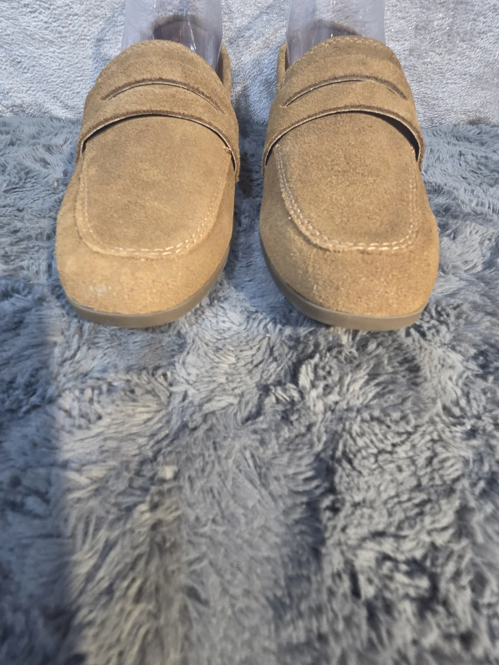 Liz Claiborne Women's Suede Loafers in Tan Brown